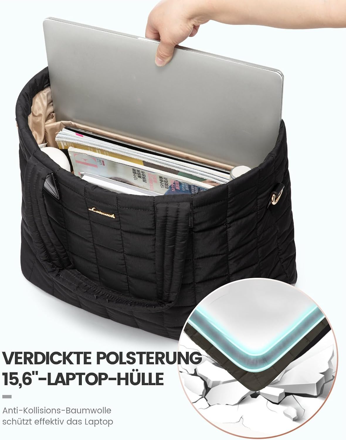 Thumbnail 4 de LOVEVOOK Laptoptasche 26 L