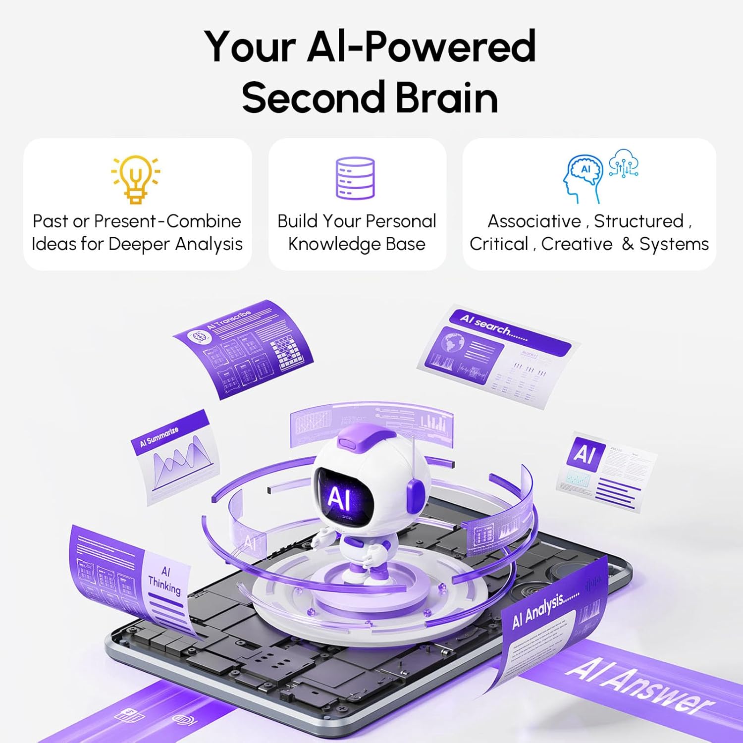 Detalle de AI voice recorder for meetings, 64GB