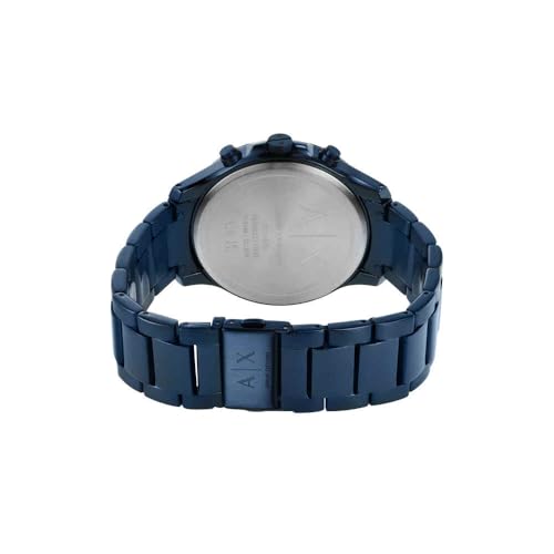 Detalle de Armani Exchange AX2430: Reloj de hombre con esfera azul y acabado en acero