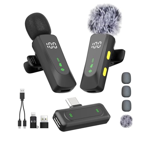 Thumbnail 5 de X XIXIXIAXIA Wireless Lavalier Microphone with LED Display