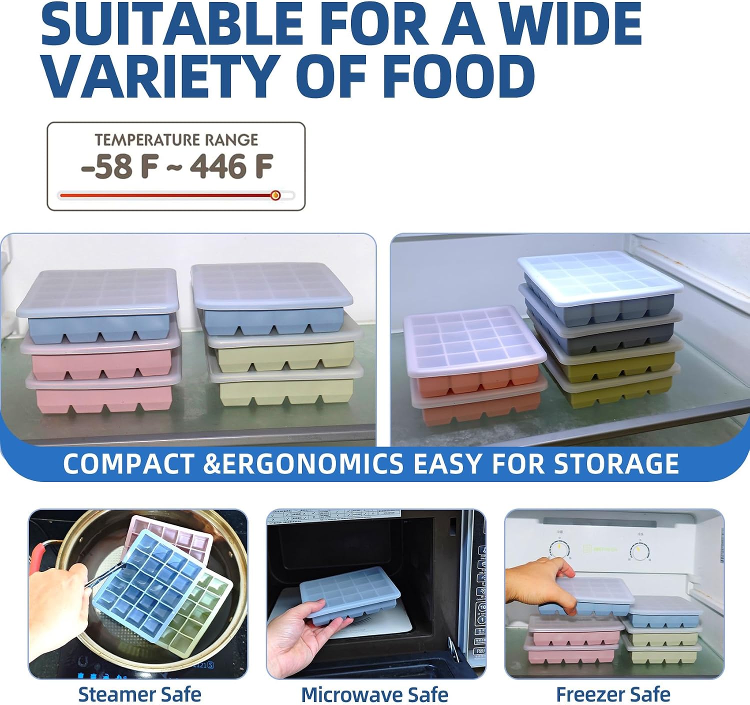 Thumbnail 4 de Silicone Freezer Molds, 1 Tbsp