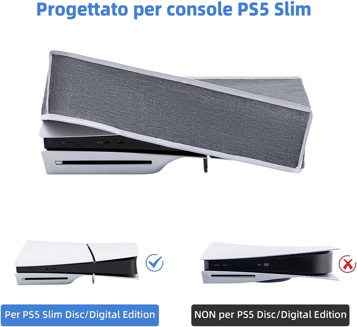 Thumbnail 2 de Mcbazel Copertura Antipolvere per PS5 Slim