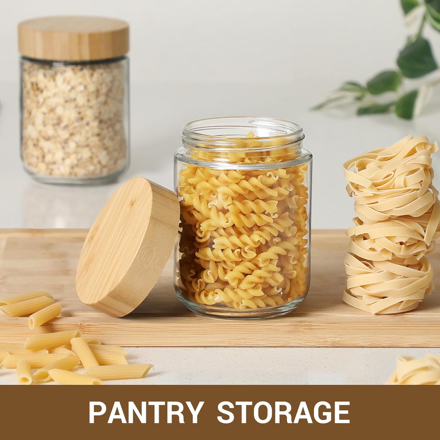 Thumbnail 6 de NETANY 16oz Glass Jars 4-Pack 🫙