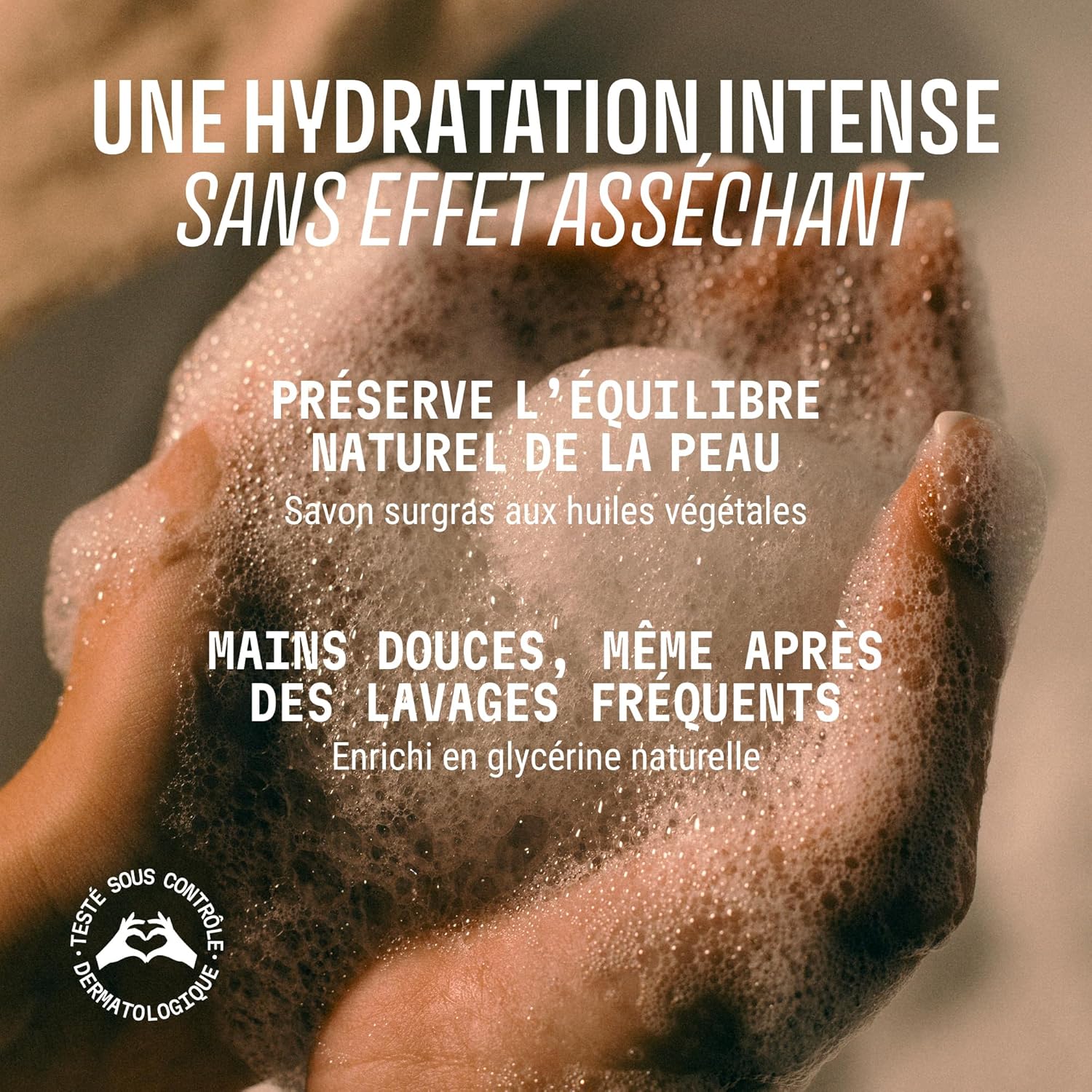 Detalle de Panier des Sens Savon de Marseille liquide Criste Marine — savon mains hydratant, 500 ml