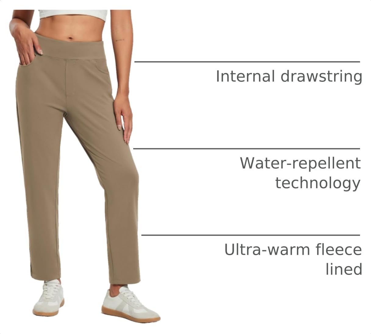Thumbnail 3 de baleaf Women's Fleece Lined Stretch Thermal Pants