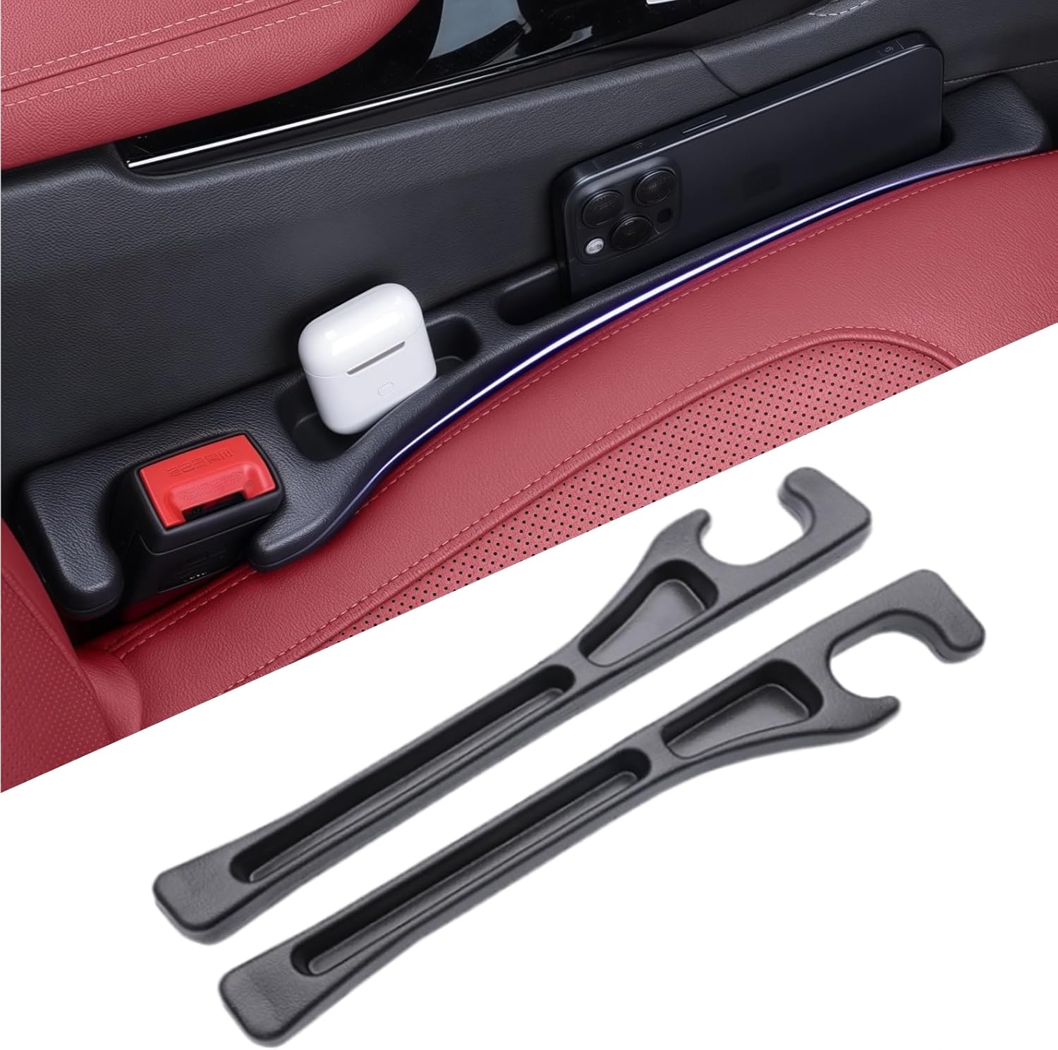 Detalle de EnzeroTools Car Seat Gap Filler 2-Pack