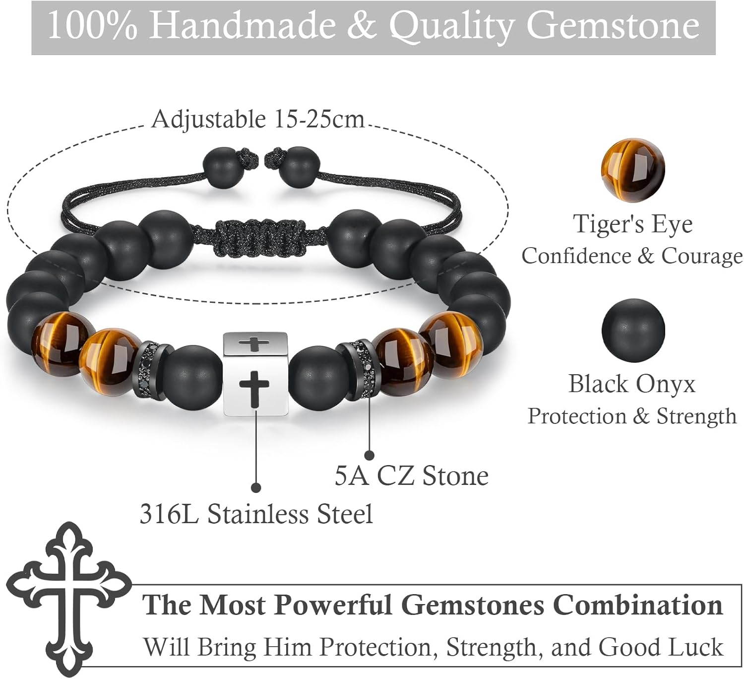 Detalle 2 de Gneckrine Birthday Gift Bracelet for Boys aged 7–21