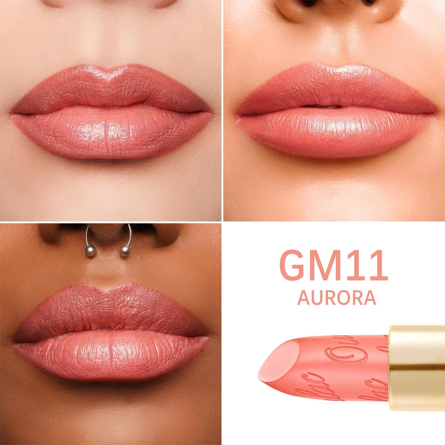 Detalle de OULAC GM11 Aurora rossetto opaco 4,3 g