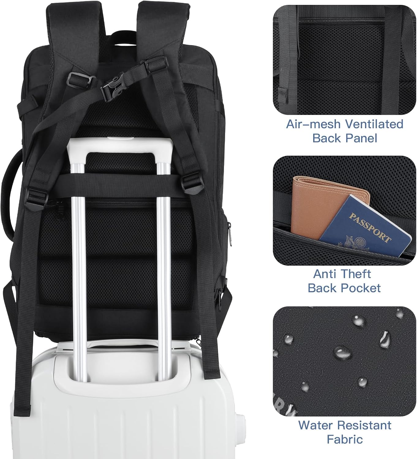 Thumbnail 5 de Gieury Carry On Backpack 50L