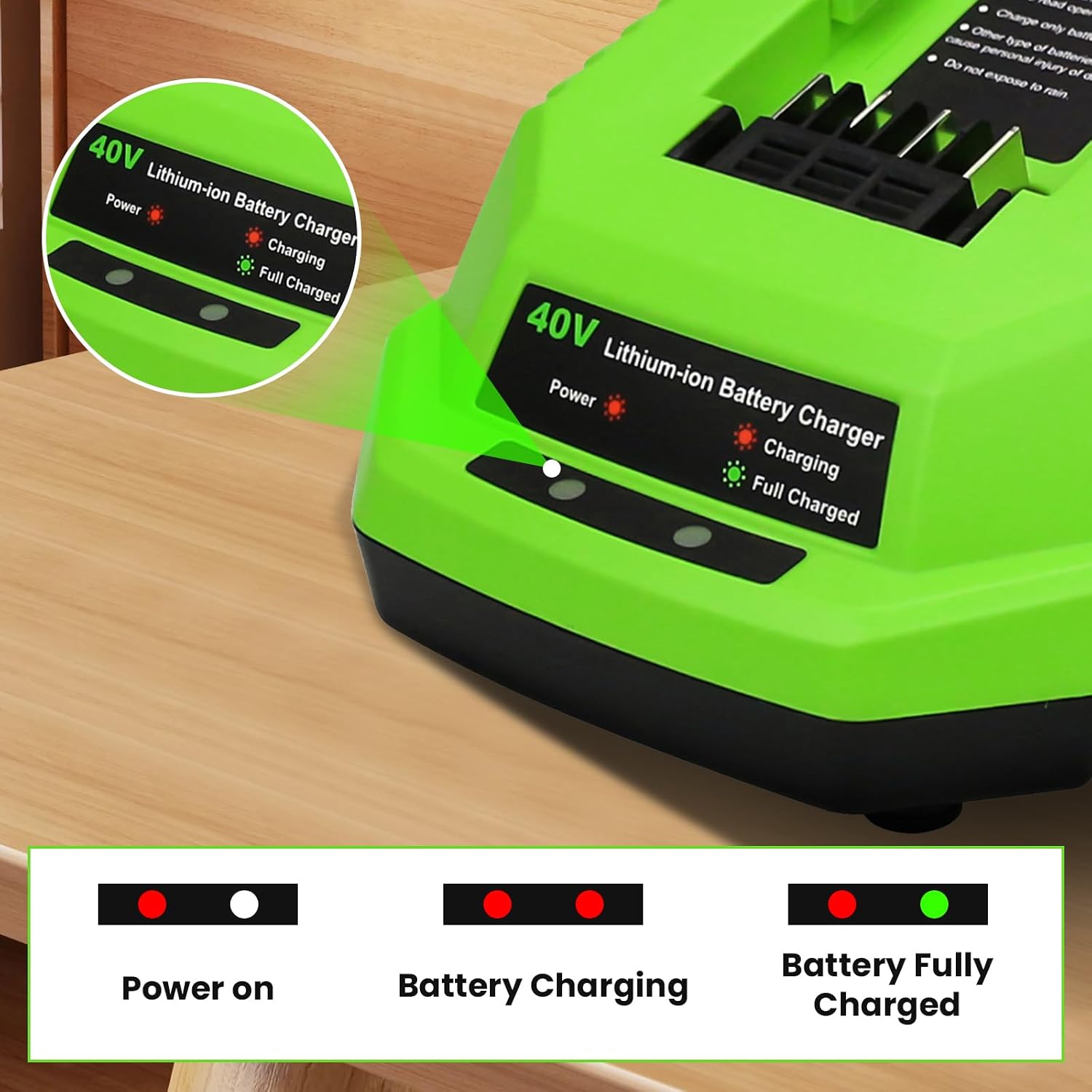 Detalle de Greenworks-Compatible Replacement Battery 8.0Ah