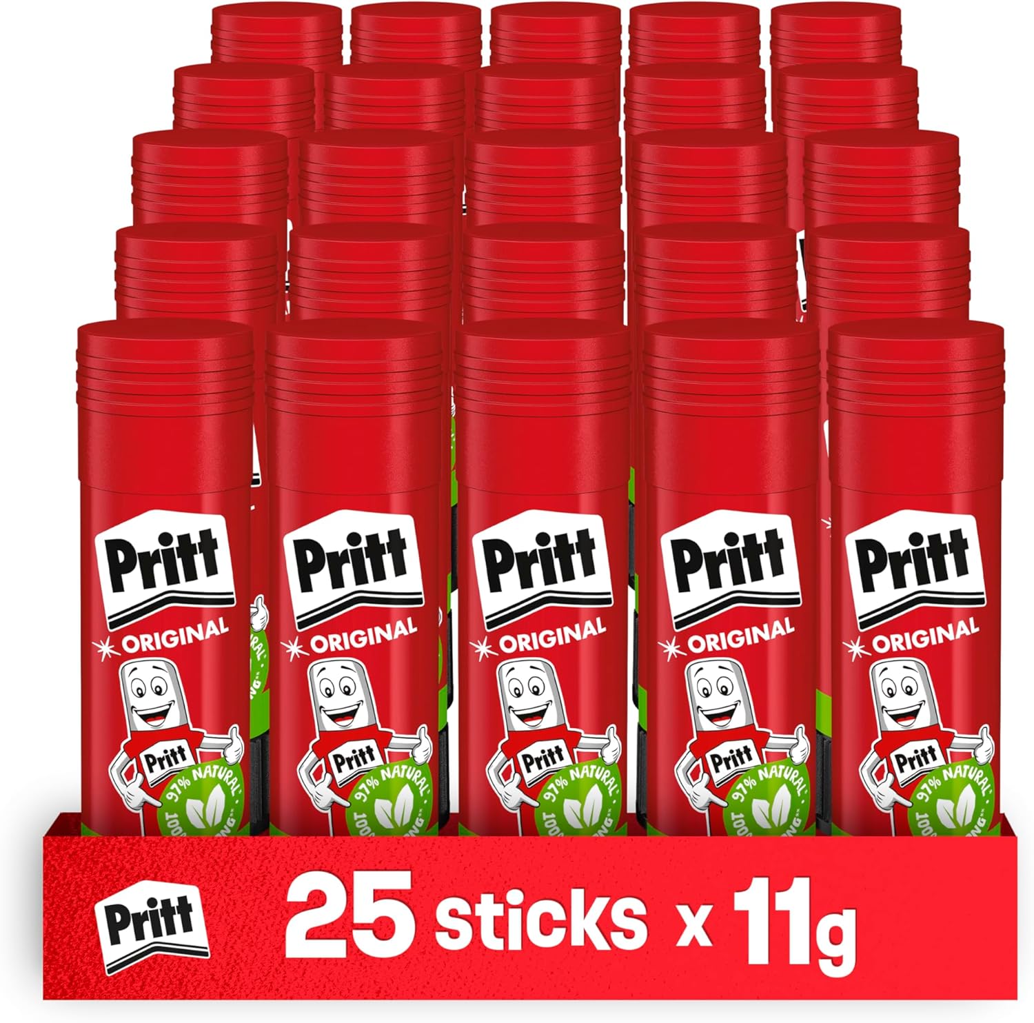 Pritt Colla Stick 25 x 11g colla in stick per bambini 🖊