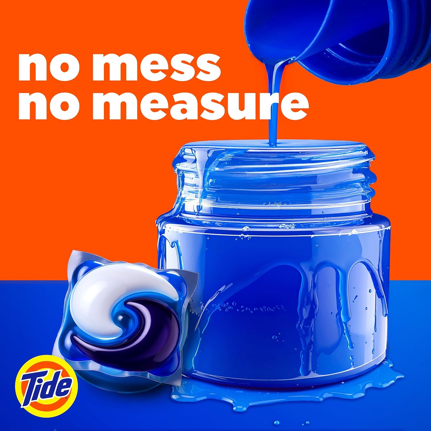 Detalle 2 de Tide PODS Laundry Detergent Pacs, 3-in-1 Stain Remover, Odor Fighter & Color Protector, Spring Meadow Scent, 112 Count