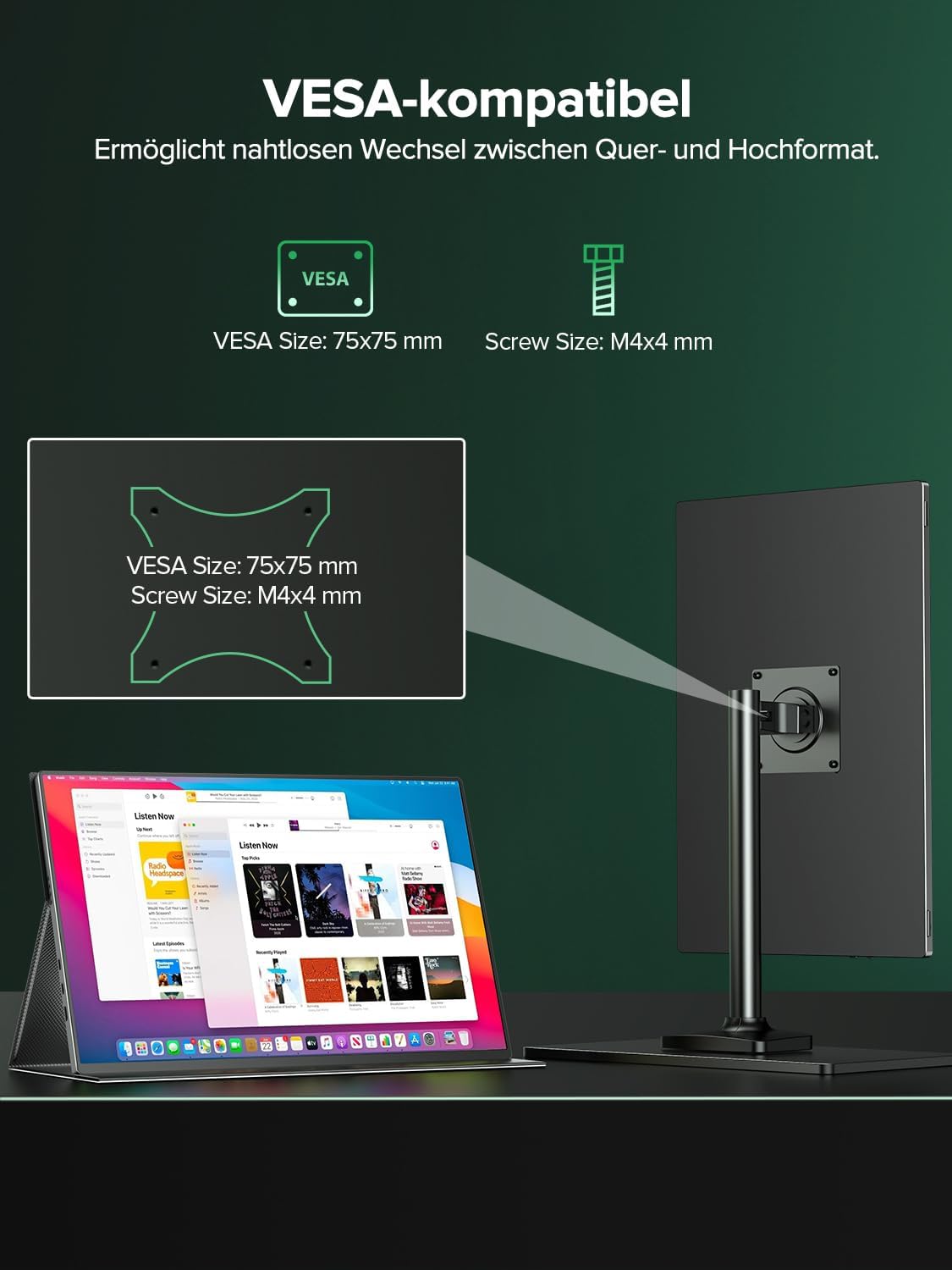 Thumbnail 6 de Newsoul 16 Zoll 4K Portable Monitor 1200 nits