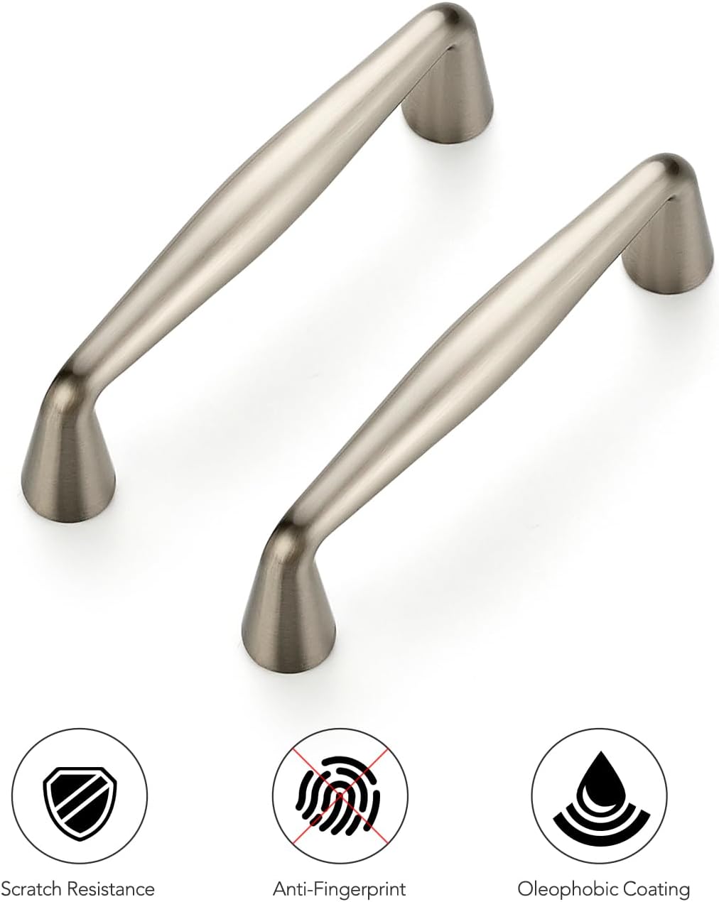 Thumbnail 5 de Ravinte J12ZC76LS20 Cabinet Pulls, 3-Inch Brushed Nickel, 20-Pack