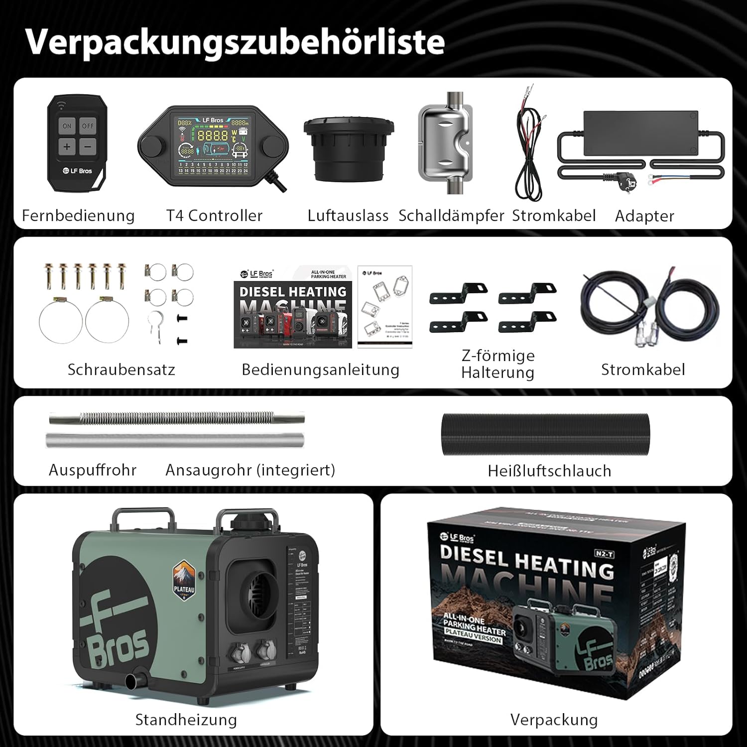 Thumbnail 6 de LF Bros Dieselheizung 5 kW 12V/230V