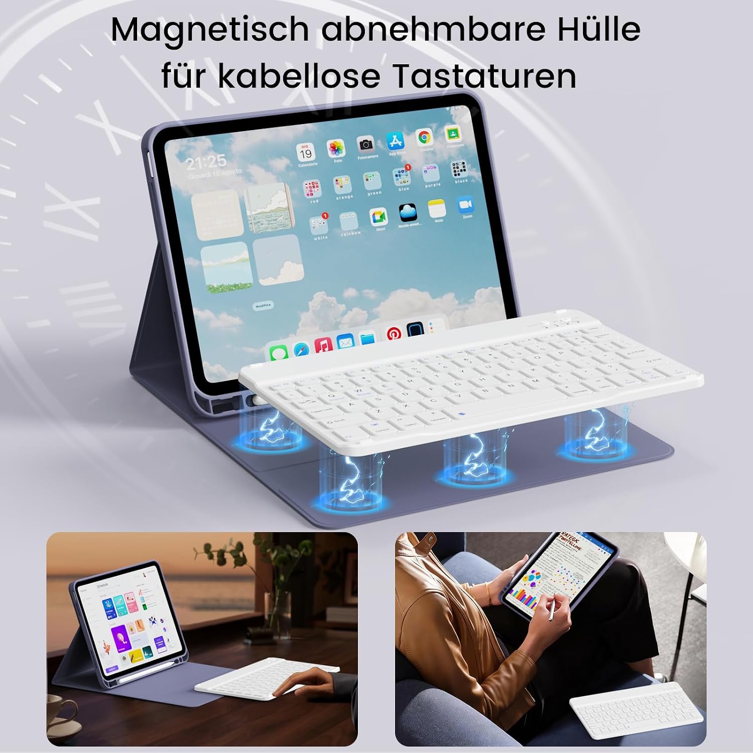Thumbnail 4 de GKABXY Hülle mit Tastatur für iPad 10,9/11 Zoll