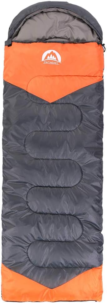 Thumbnail 6 de SWTMERRY Schlafsack für 3–4 Jahreszeiten (5–25 °C) – warm/kühl, leicht für Wandern, Rucksackreisen & Camping