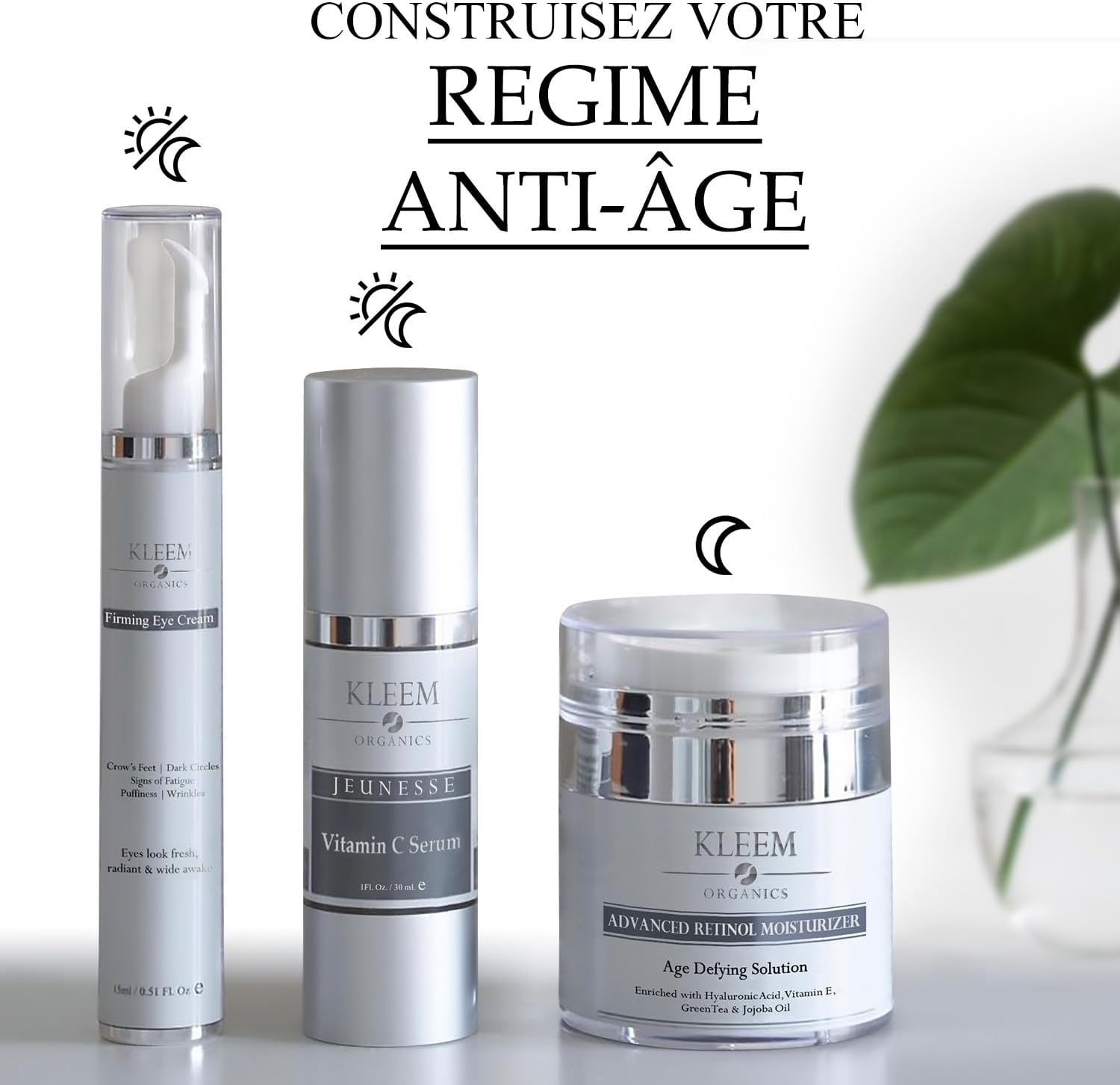 Thumbnail 6 de Kleem Organics Crème Hydratante Visage Nuit Bio au Rétinol et Acide Hyaluronique (50 ml)