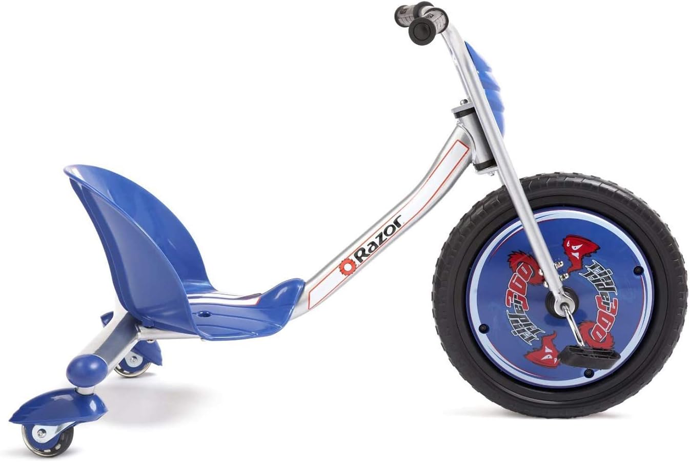 Detalle de Razor RipRider 360 Caster Trike for Kids 5+ — Lightweight Steel Frame, Rubber Handlebars, 160 lb Weight Limit