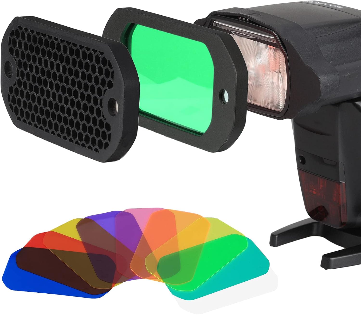 Detalle de AODELAN Flash Gel Filter Set 8 Farben