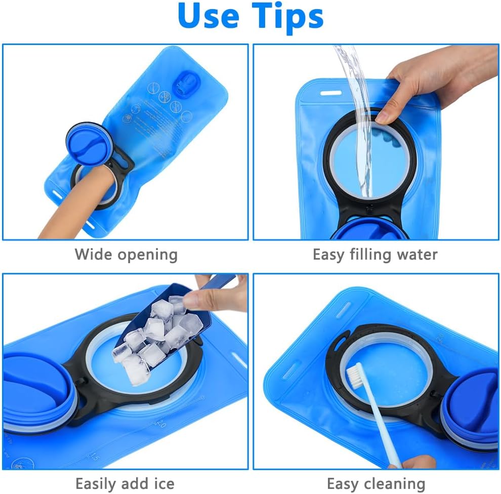 Detalle 2 de Flintronic Hydration Bladder 2L Leak Proof Reservoir (BPA Free) with Insulated Tube