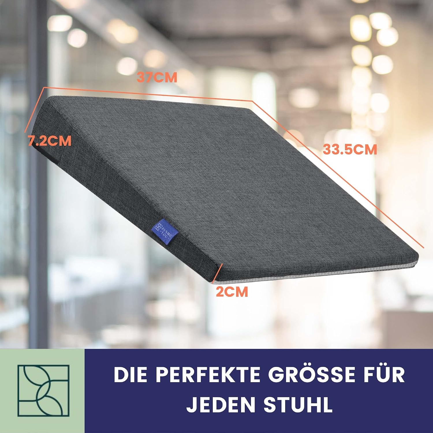 Detalle de DYNMC you Keilkissen Stuhl 7,2 cm