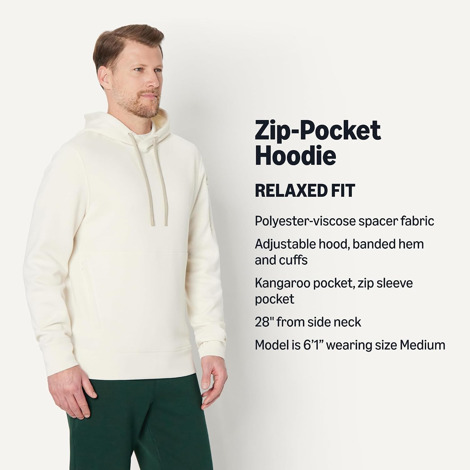 Detalle 2 de Amazon Essentials Active Sweat Relaxed-Fit Hoodie for Men