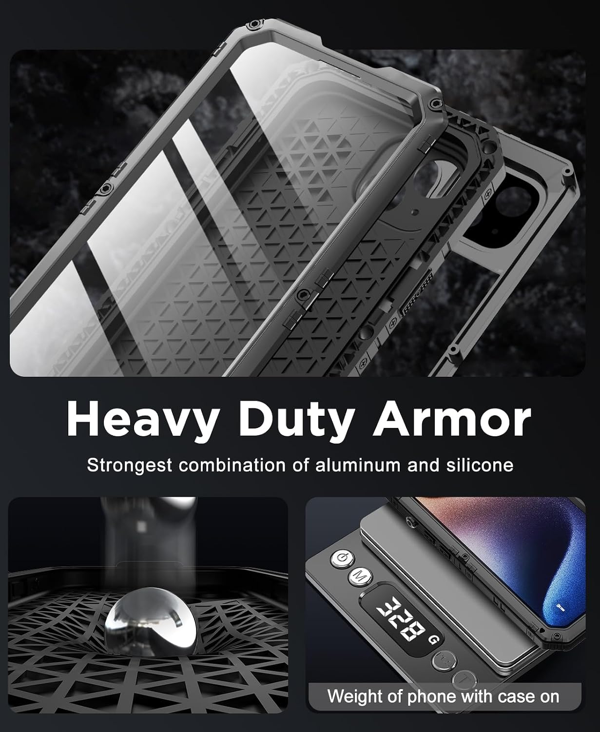 Detalle de iPhone 15 Plus waterproof case 3m