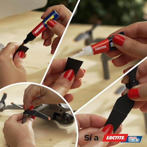 Thumbnail 5 de Loctite Super Glue-3 Plásticos: pegamento instantáneo transparente para PP, PE y PTFE (2 g/4 ml)