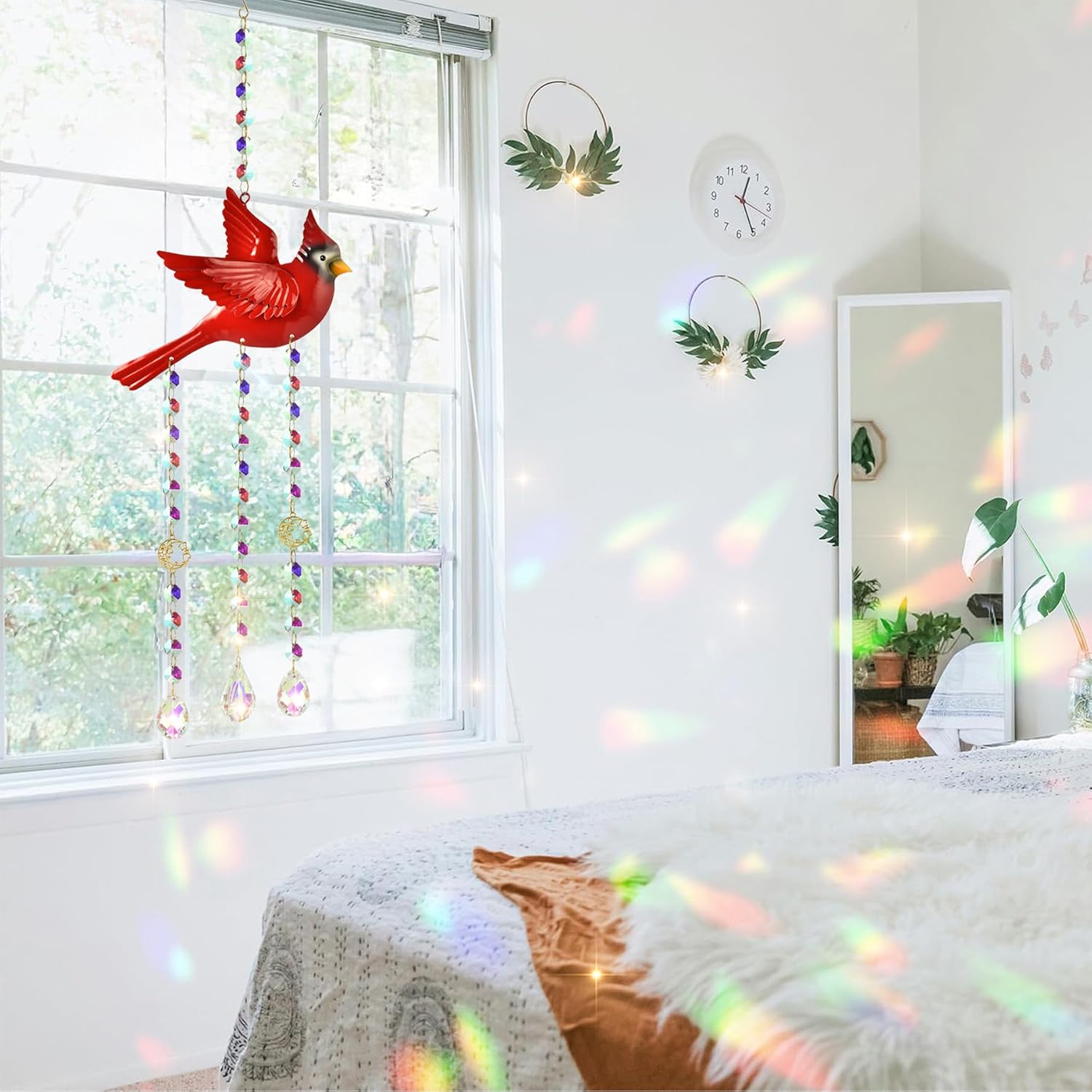 Detalle de NMEINV Crystal Sun Catcher, 23.62-Inch