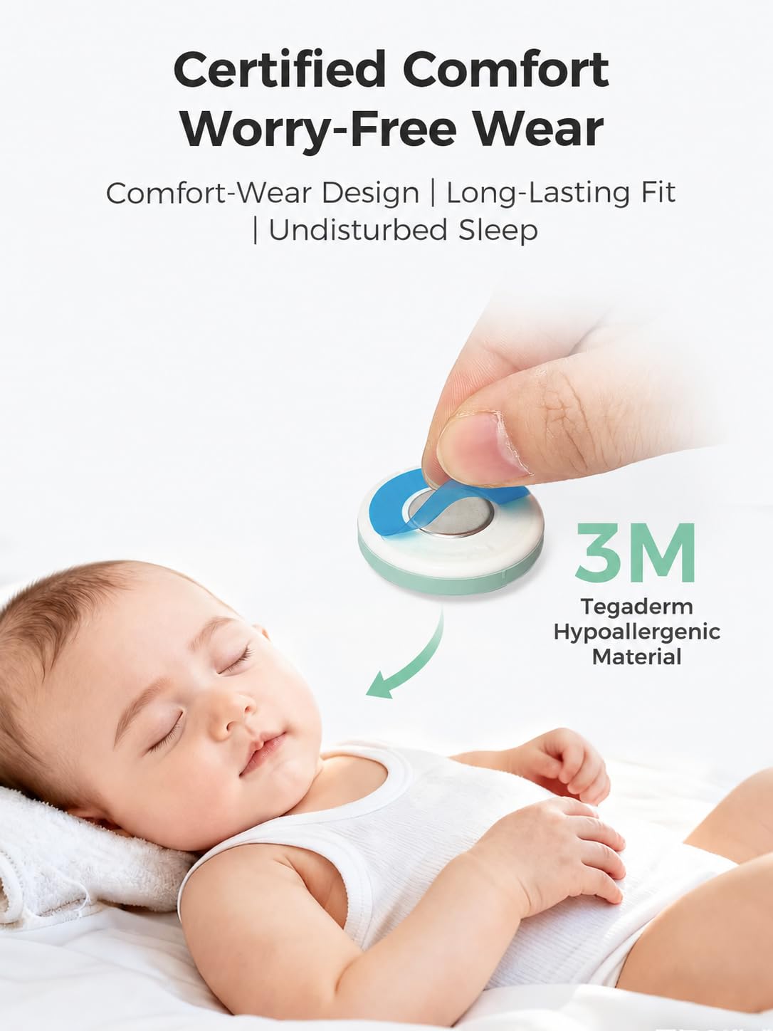 Thumbnail 3 de Momcozy Wearable Digital Thermometer for Baby with App Monitoring