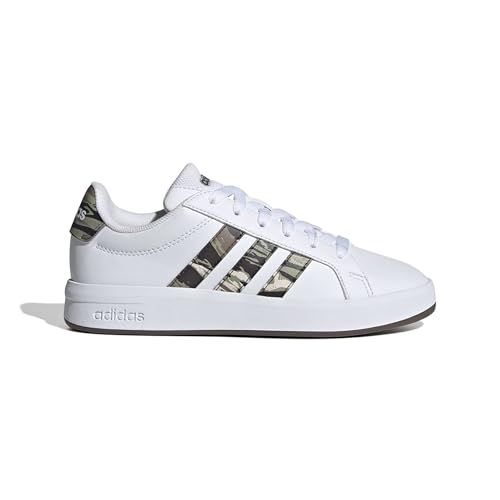Thumbnail 1 de Adidas Grand Court 3.0 Shoes Junior - FTWR White/Tent Green/GUM5