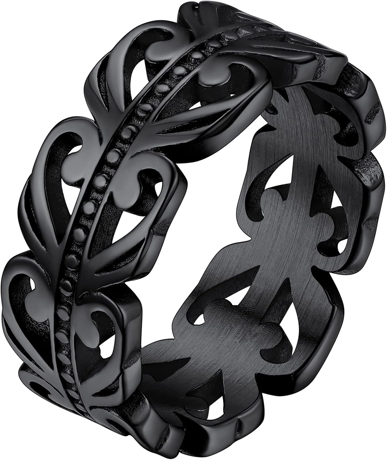 Detalle de FaithHeart Bague Celtique Acier 54–72