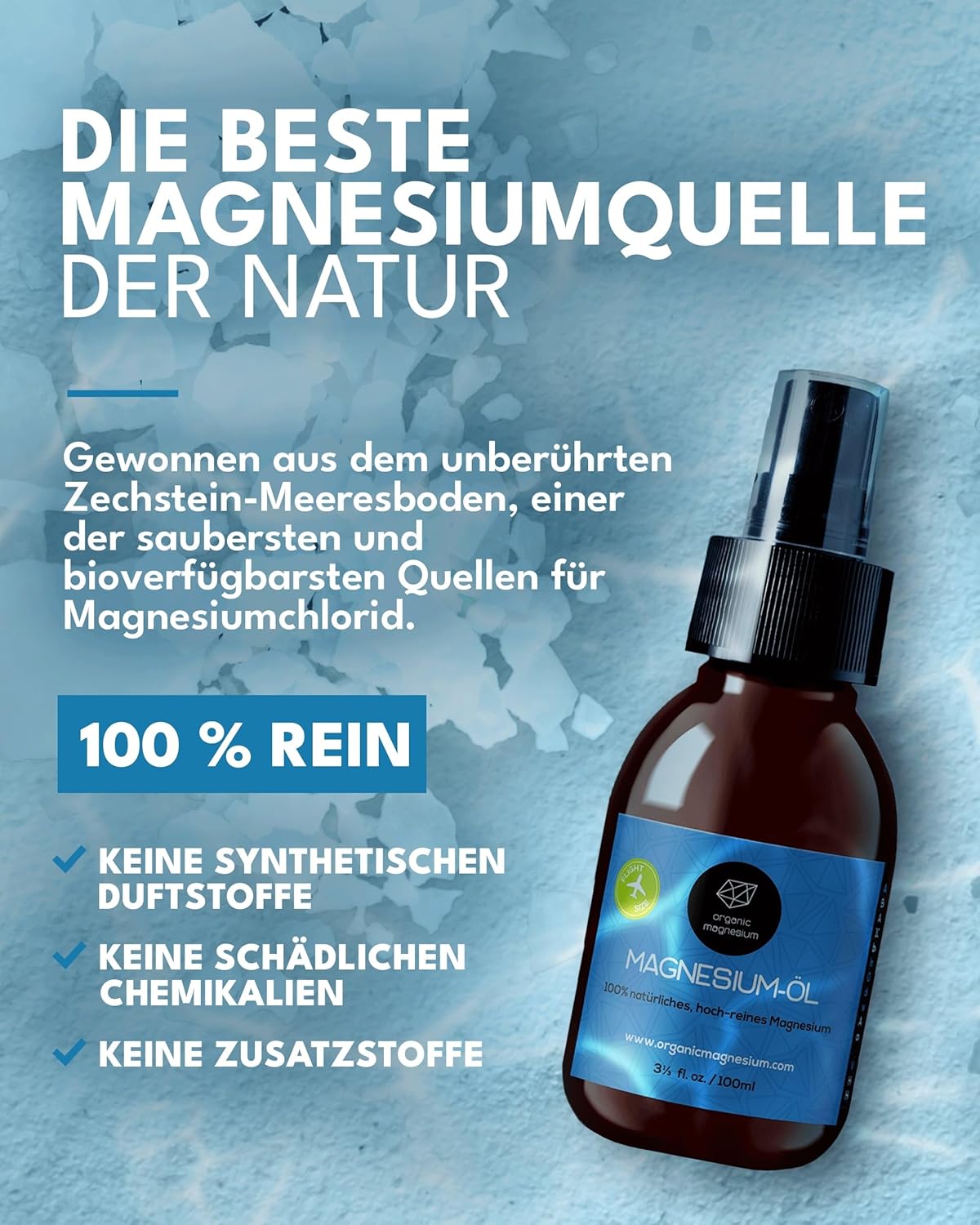 Thumbnail 2 de Magnesiumöl Spray 100 ml mit 31 % MgCl2