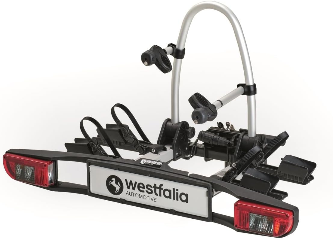 Thumbnail 1 de Westfalia Porte-vélos BC 60 pour Attelages avec Sacoche Incluse — 2 vélos, pliable, adapté VÉLOS ÉLECTRIQUES