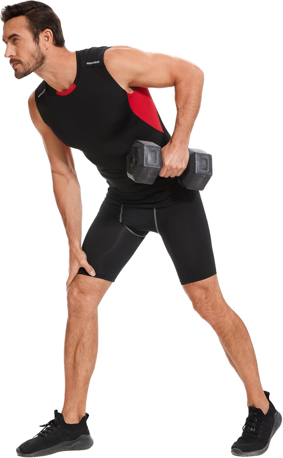 Thumbnail 3 de AMZSPORT canotta da uomo a compressione per palestra, running e bodybuilding