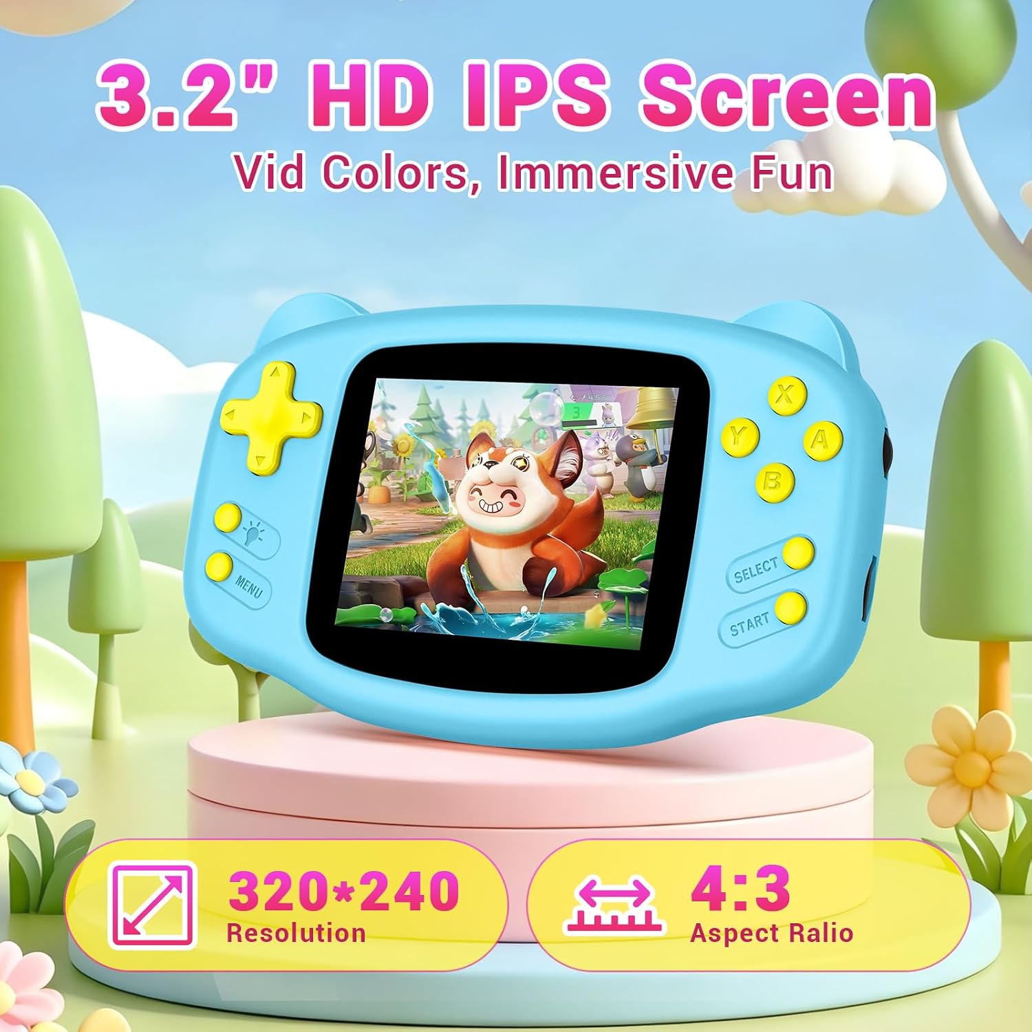 Detalle de Handheld Game Console with 3.2-Inch Screen