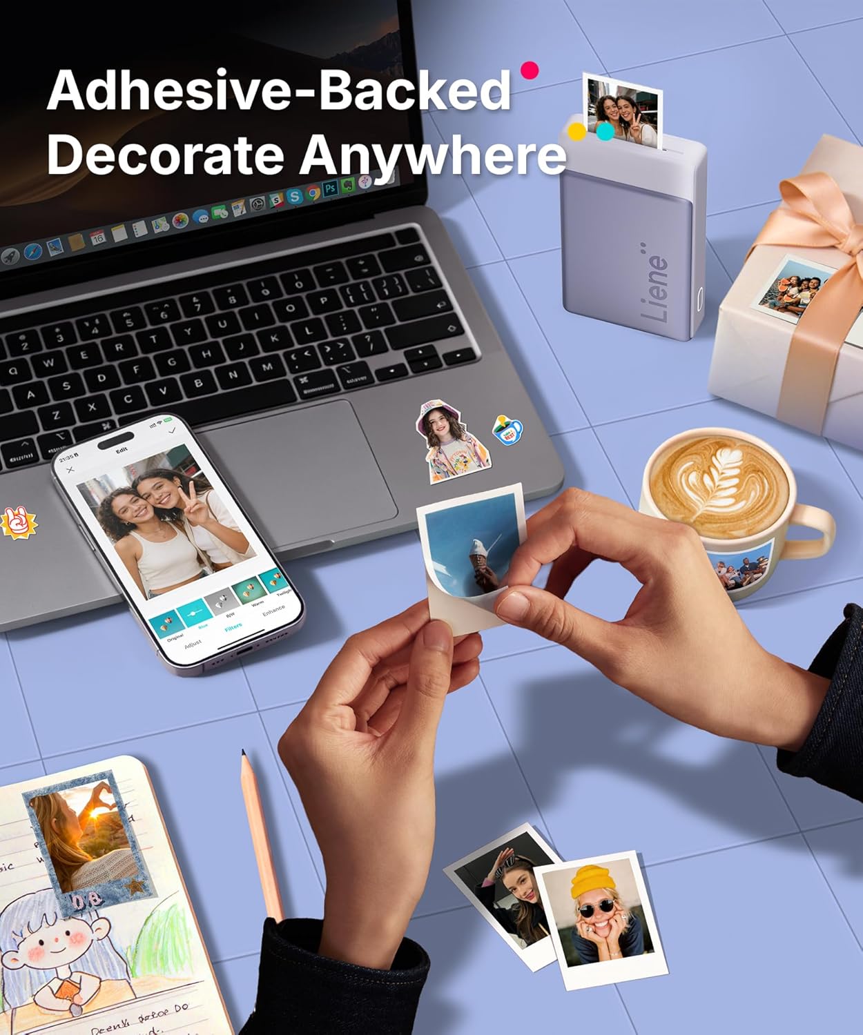 Detalle 2 de Liene Pearl N200 Pro Portable AI Photo Printer