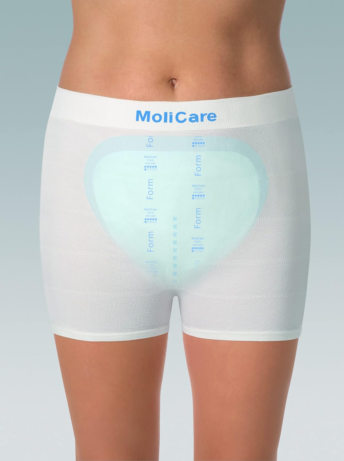 Thumbnail 4 de MoliCare Premium Form: pannoloni sagomati per incontinenza urinaria e fecale, unisex, 32 pezzi