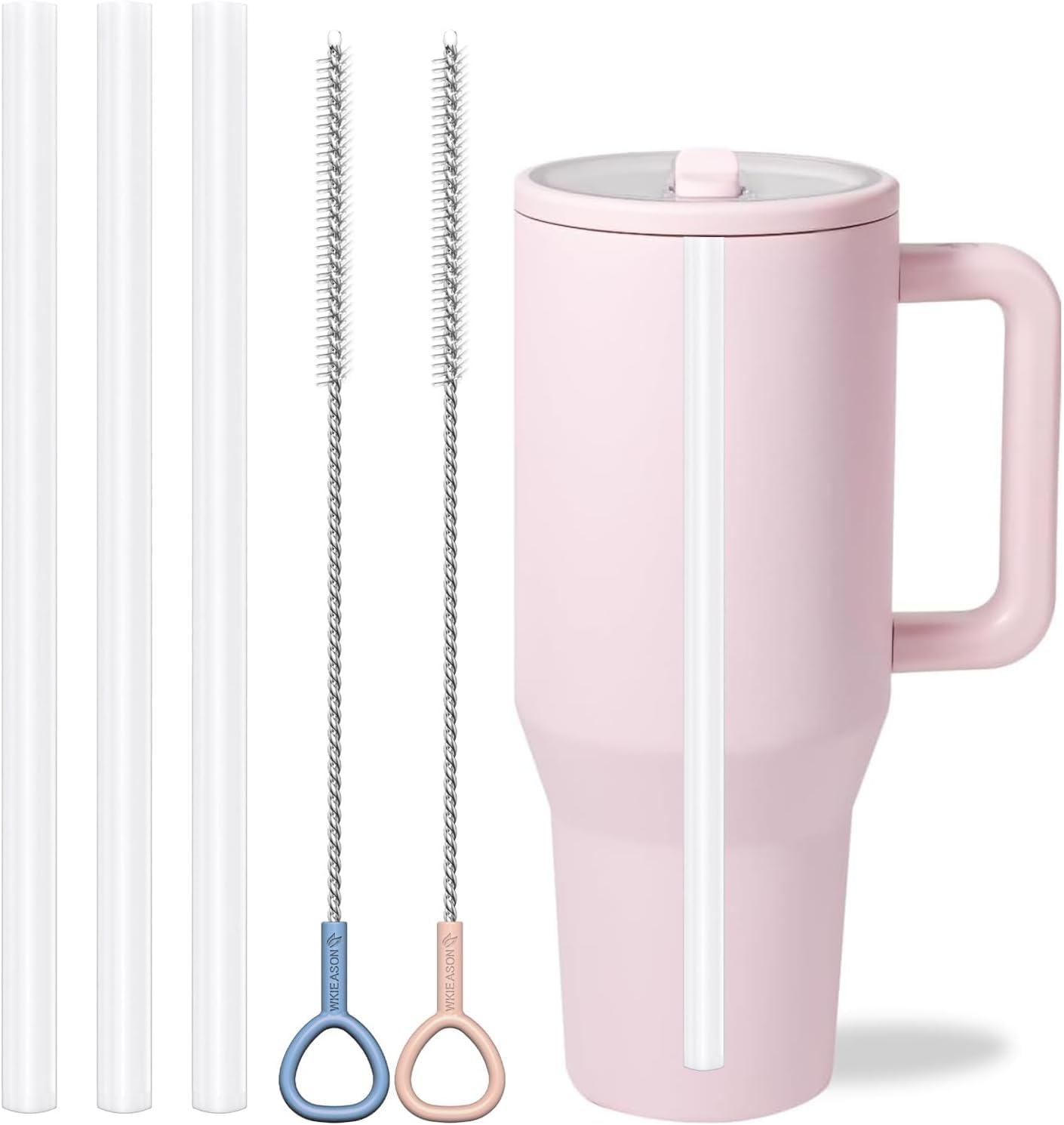 Detalle de WK IEASON Trinkhalme 3er Set für 40 oz