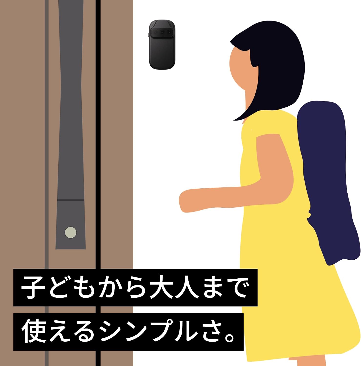 Thumbnail 3 de キャンディハウス セサミフェイス AI時代版 生体認証スマートロック 顔・手のひら静脈認証対応