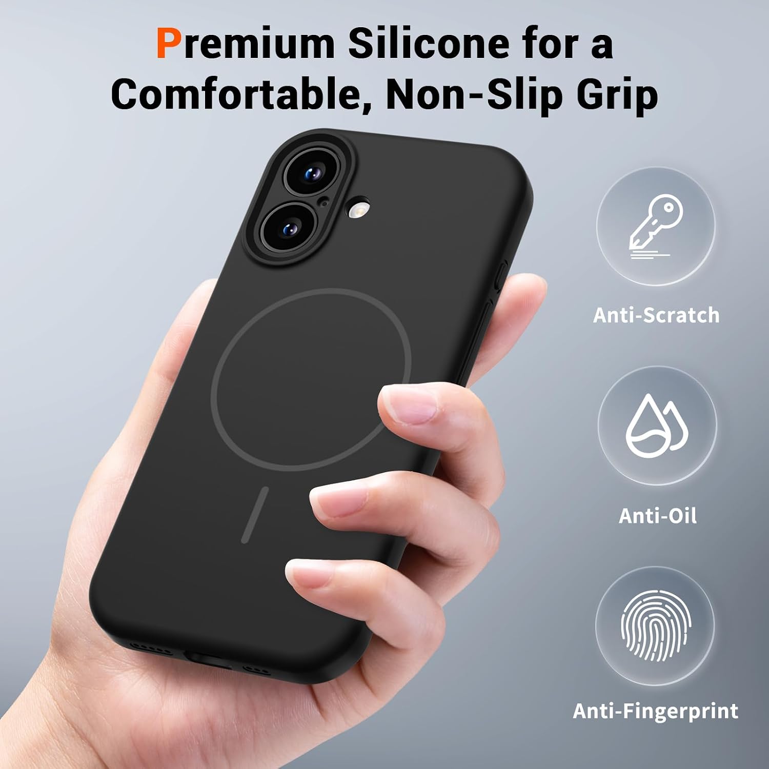 Thumbnail 4 de SUPFINE Designed for iPhone 16 Case: Premium Liquid Silicone with Upgraded Camera Protection