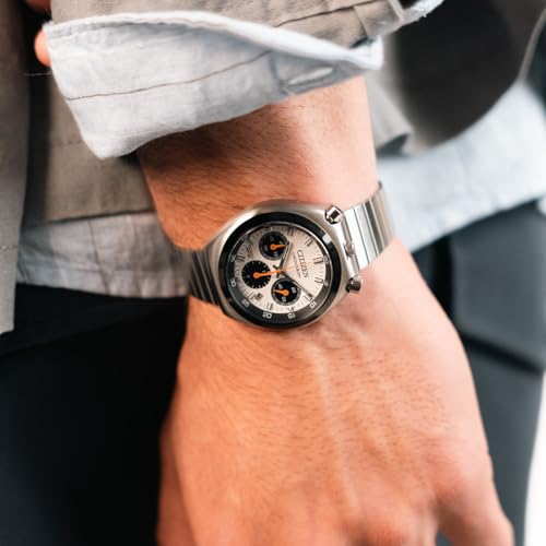 Detalle de Citizen Chronograph AN3660-81A – Cronografo da uomo in acciaio