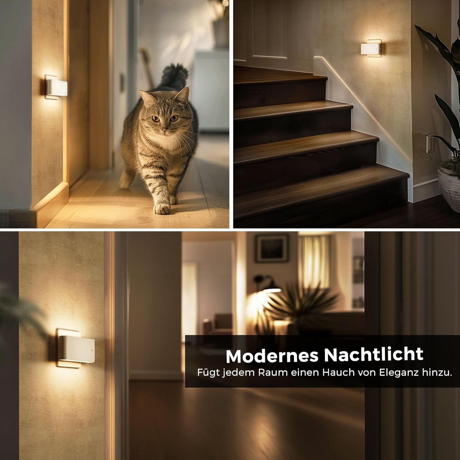Thumbnail 5 de LOHAS-LED Nachtlicht mit Lichtsensor 2er-Set | Warmweiß 3000K, dimmbar, 0–100 lm, Dämmerungssensor