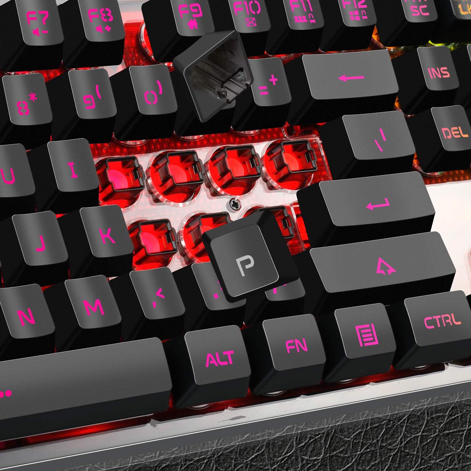 Detalle de MageGee K1 Gaming Keyboard and Mouse Combo, 104-Key RGB Wired Set