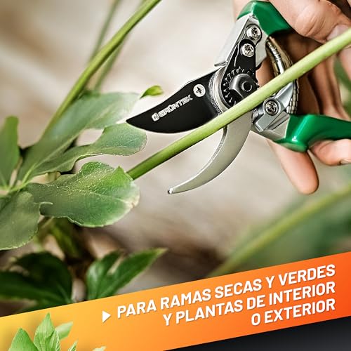Thumbnail 4 de GRÜNTEK tijeras de podar de mano Falcon 215 mm: corte preciso y ajuste fino