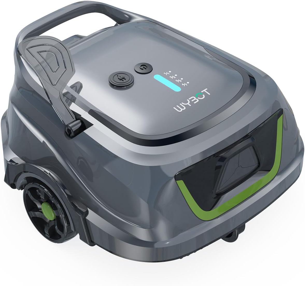 Detalle de WYBOT A1/OS2010 — Robot Piscina senza fili per manutenzione profonda, 100 m², doppia turbina e 120 minuti di autonomia (Verde Salvia)