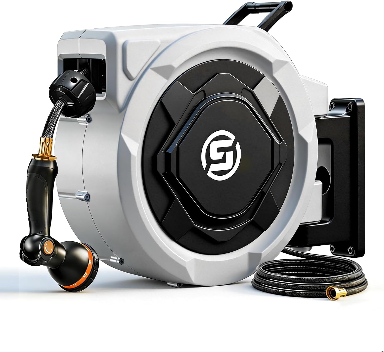 Detalle de SUNPOW Retractable Garden Hose Reel 100 ft