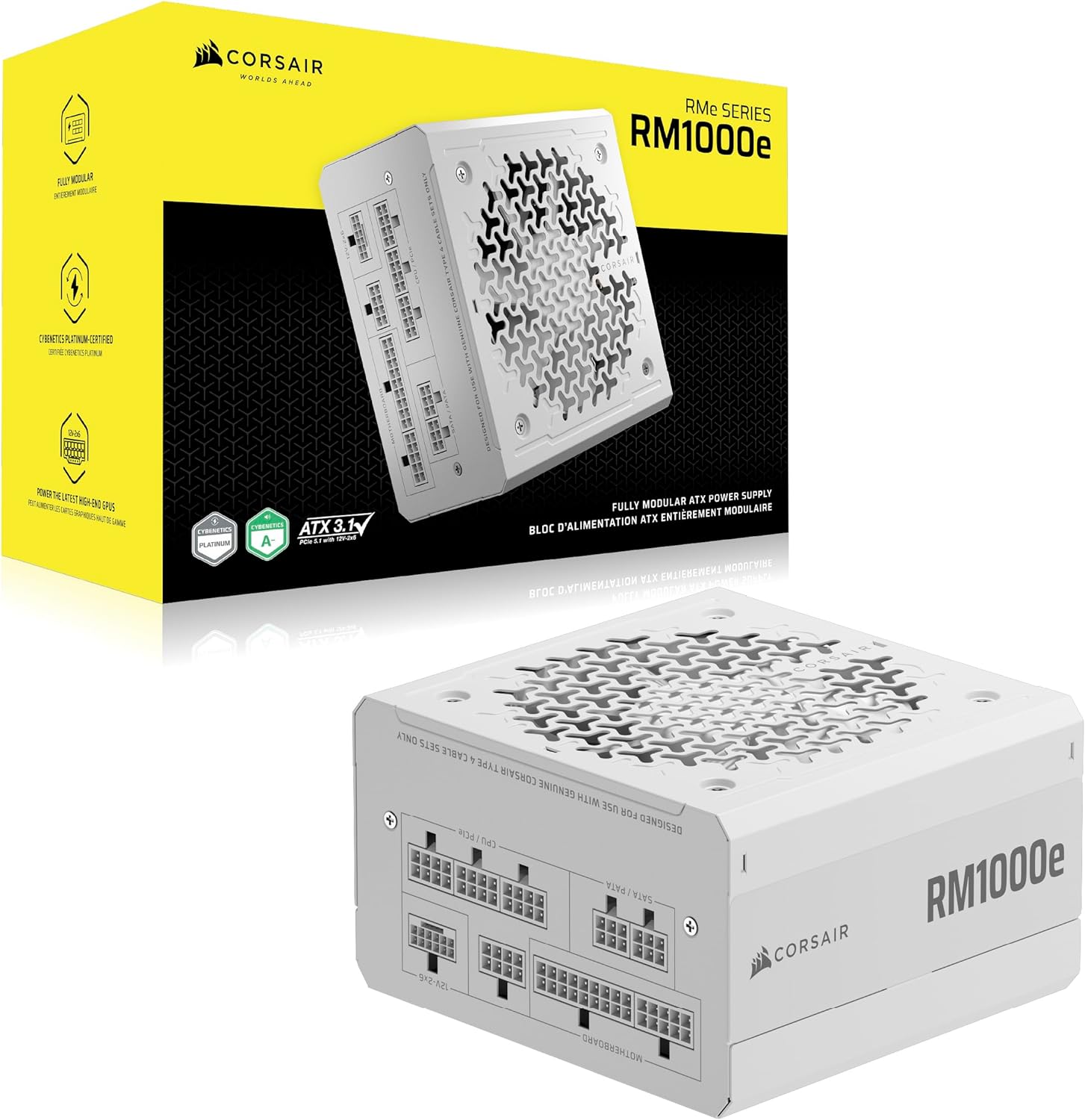 Thumbnail 6 de CORSAIR RM1000e 1000W Low-Noise ATX PSU