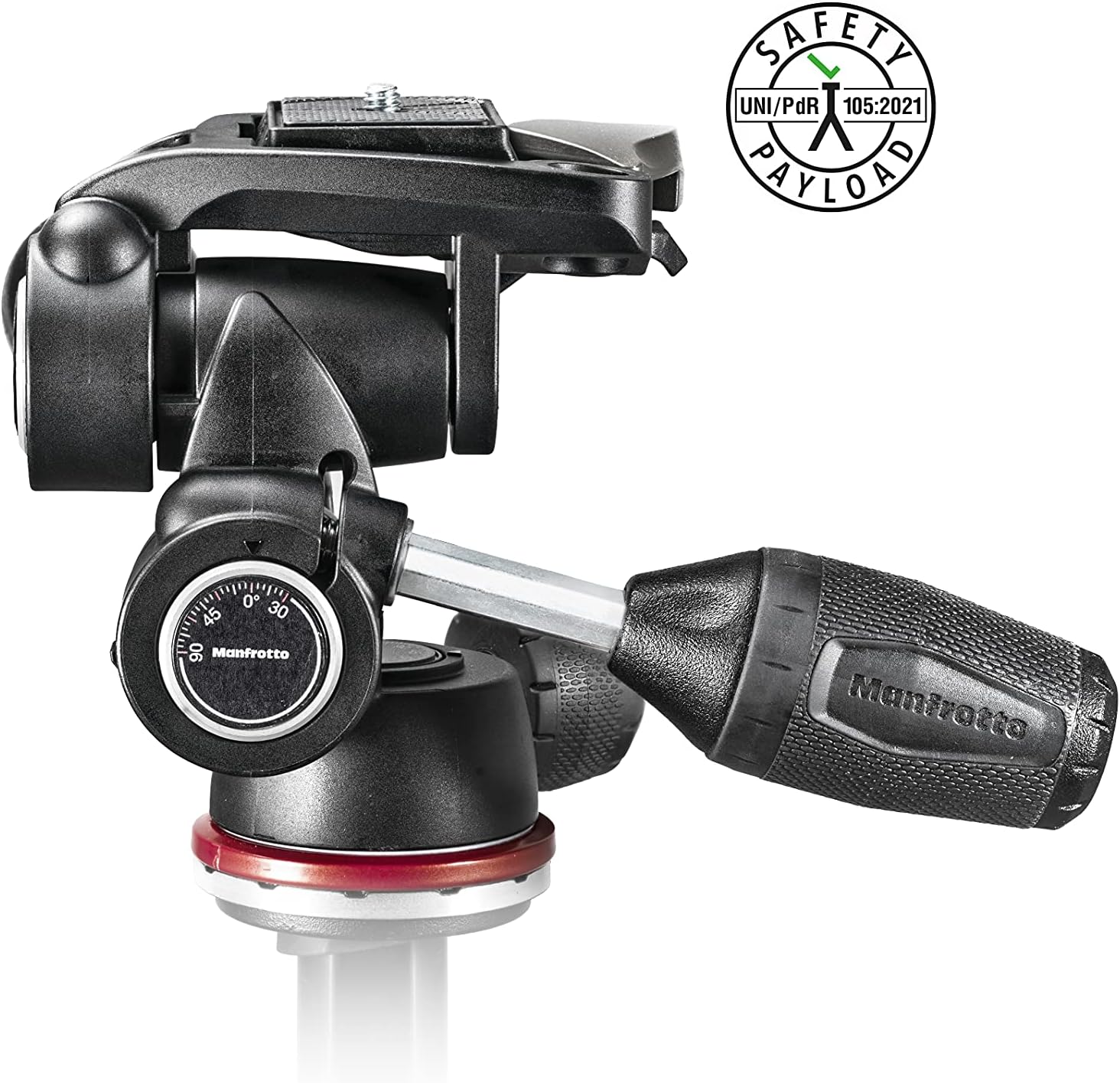 Detalle 1 de MH804-3W Tête de trépied pour Appareil Photo – Manfrotto, Noir